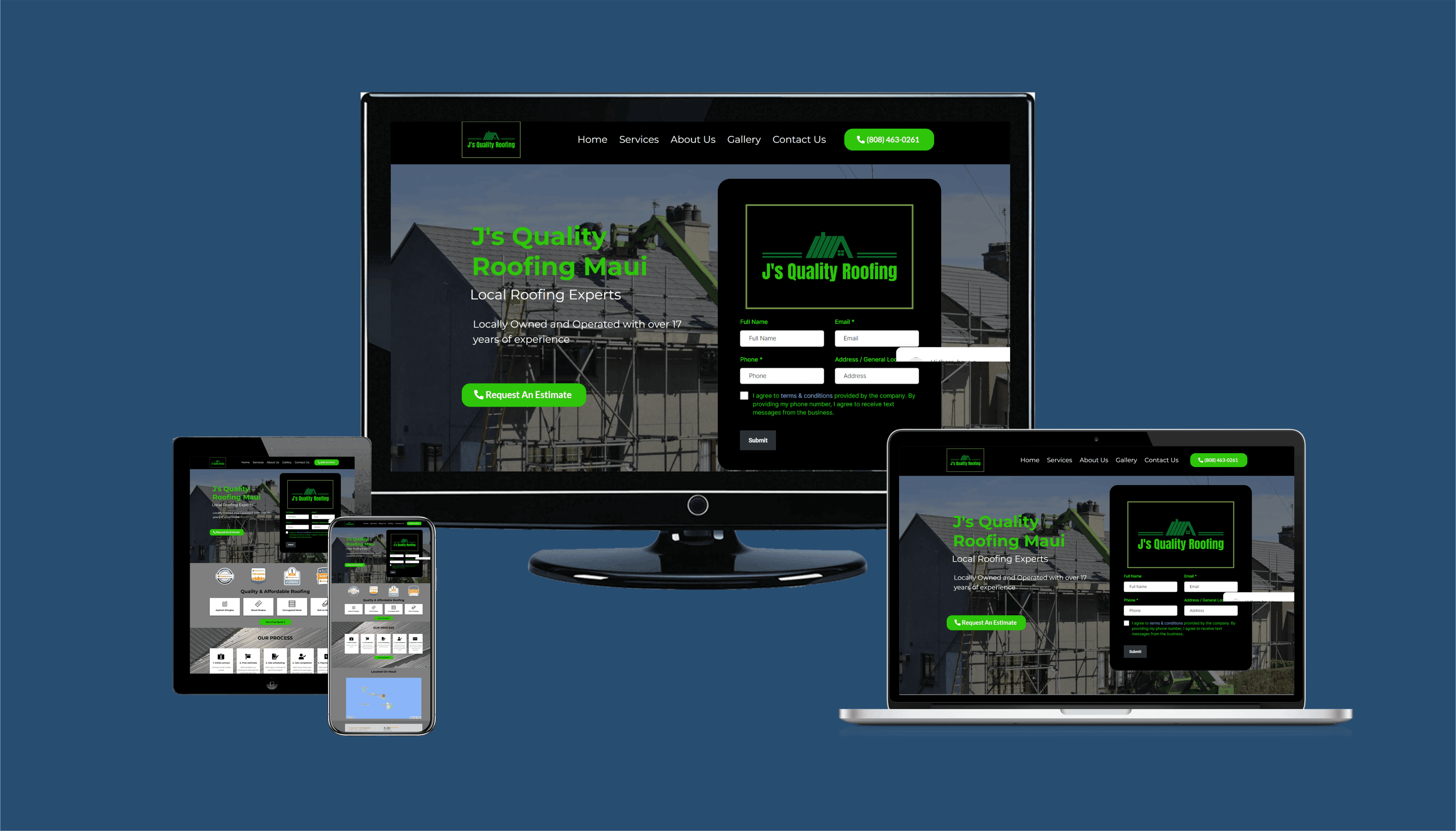 Client website example 7